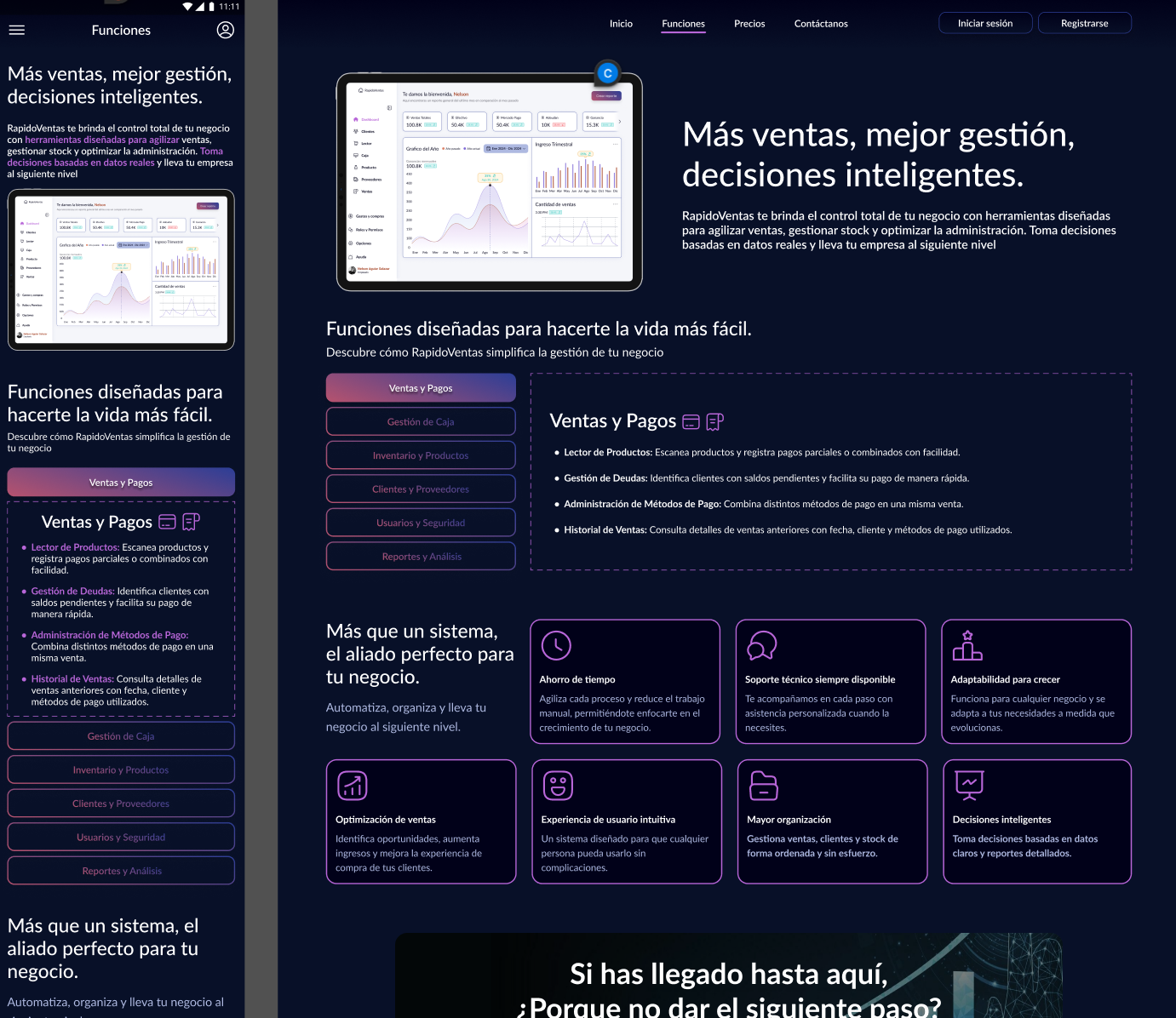 RapidoVentas Platform